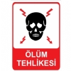 Ölüm Tehlikesi Isg Uyarı Levhası